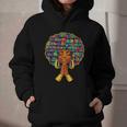 History Month Afro Women Book Lover Librarian Teacher Graphic Youth Hoodie