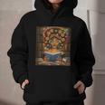 History Month Black Afro Girl Women Book Lovers Flower Graphic Youth Hoodie
