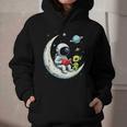 UFO Alien Astronaut Reading Book In Space Graphic Youth Hoodie