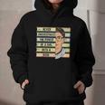 Never Underestimate Girl Read Book Reading Librarian Women Graphic Youth Hoodie