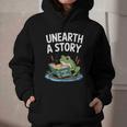 Unearth a Story Frog Reading a Book Summer 2026 Graphic Youth Hoodie