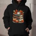 Vintage Autumn Books Coffee Pumpkin Fall Reading Graphic Youth Hoodie