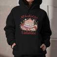Vintage All Booked For Valentines Book Lovers Teacher Kids Graphic Youth Hoodie