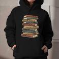 Vintage Books History Retro Book Lover Teacher Graphic Youth Hoodie