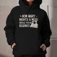 Vintage How Many Nights Reading 67 Meme Book Lover Teacher Graphic Youth Hoodie