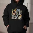 Wild About Reading Animals And Book Lovers Graphic Youth Hoodie Wild About Reading Animals And Book Lovers Graphic Youth Hoodie