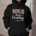 Wild About Reading Book Lover Bookworm Library Day Graphic Youth Hoodie