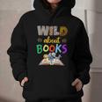 Wild About Reading Books Reader Bookworm Animals Book Lover Graphic Youth Hoodie Wild About Reading Books Reader Bookworm Animals Book Lover Graphic Youth Hoodie