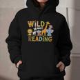 Wild About Reading Kid Love Wild Animal Books Back To School Graphic Youth Hoodie Wild About Reading Kid Love Wild Animal Books Back To School Graphic Youth Hoodie