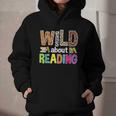 Wild About Reading Library Day Reading Books & Bookworm Graphic Youth Hoodie Wild About Reading Library Day Reading Books & Bookworm Graphic Youth Hoodie