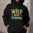 WILD ABOUT READING I Love Books Bookworm Library Day Graphic Youth Hoodie WILD ABOUT READING I Love Books Bookworm Library Day Graphic Youth Hoodie