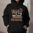 Wild About Reading Teacher Reading Books Back To School Graphic Youth Hoodie