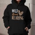 Wild About Reading Teacher Books Reader Lovers Leopard Zebra Graphic Youth Hoodie