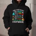 I Will Read Books On A Boat & Everywhere Graphic Youth Hoodie