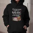 Woman Cannot Survive On Books Alone She Also Needs Yarn Graphic Youth Hoodie