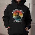 Women's Easily Distracted By Books Graphic Youth Hoodie Women's Easily Distracted By Books Graphic Youth Hoodie