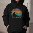 Women's Never Underestimate The Power Of A Girl With Book Reading Graphic Youth Hoodie