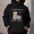 Yarn Quote Easily Distracted By Books And Yarn Reader Graphic Youth Hoodie