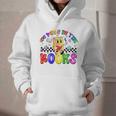 100 Days In The Book Fun 100 Days Of School Boy Girl Teacher Graphic Youth Hoodie