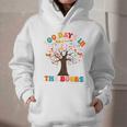 100 Days In The Books Reading Teacher 100th Day Of School Premium Graphic Youth Hoodie