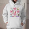 100 Days Of School Coquette Bow School Bus Pencil Books Graphic Youth Hoodie 100 Days Of School Coquette Bow School Bus Pencil Books Graphic Youth Hoodie