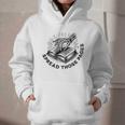 2 SIDES I Look Better Bent Over A Book Saying Quote Graphic Youth Hoodie