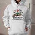 Abibliophobia Noun The Fear Of Running Out Of Books To Read Graphic Youth Hoodie Abibliophobia Noun The Fear Of Running Out Of Books To Read Graphic Youth Hoodie