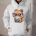 Adorable Book Lover Chipmunk With Reading Glasses Cute Premium Graphic Youth Hoodie Adorable Book Lover Chipmunk With Reading Glasses Cute Premium Graphic Youth Hoodie