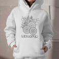 Adult Coloring Book Namaste Yoga Flowers Graphic Youth Hoodie