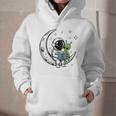 Astronaut Reading Book To Alien Moon Space Astronomy Graphic Youth Hoodie