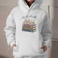 Barely Tolerable Book Lover Floral Quote Pride And Prejudice Graphic Youth Hoodie Barely Tolerable Book Lover Floral Quote Pride And Prejudice Graphic Youth Hoodie