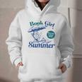 Book Girl Summer Bookish Beach Graphic Youth Hoodie