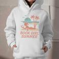 Book Girl Summer Book Reading Retro Sunset Graphic Youth Hoodie Book Girl Summer Book Reading Retro Sunset Graphic Youth Hoodie