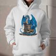 Book Lover Bookworm Reading Books Dragon Premium Tri-Blend Graphic Youth Hoodie