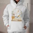 Book Lover Moonlight Reading Scene Night Graphic Youth Hoodie