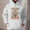 Book Lover Reading Bookish Floral Reading Powers Imagination Graphic Youth Hoodie