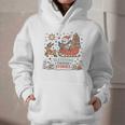 Book Lovers Winter Sleighing Through Stories Tee Premium Tri-Blend Graphic Youth Hoodie