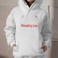 My Book Preference Naughty List Readers Christmas Joke Graphic Youth Hoodie