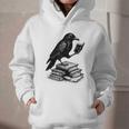 Book Raven Vintage Dark Academia Literature Reading Graphic Youth Hoodie Book Raven Vintage Dark Academia Literature Reading Graphic Youth Hoodie
