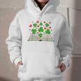 Book With Shamrocks Librarian Saint Patrick's Day Kids Graphic Youth Hoodie
