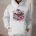 All Booked For Valentine's Teacher Coquette Bow Coffee Book Graphic Youth Hoodie All Booked For Valentine's Teacher Coquette Bow Coffee Book Graphic Youth Hoodie