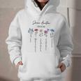 Bookish Feminist Jane Austen Fan Jane Austen Flower Books Graphic Youth Hoodie