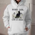Books Cats Life Is Sweet Cat Book Lover Men Women Teen Graphic Youth Hoodie Books Cats Life Is Sweet Cat Book Lover Men Women Teen Graphic Youth Hoodie