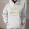 Books Are My Escape Simple Reading Quote Graphic Youth Hoodie Books Are My Escape Simple Reading Quote Graphic Youth Hoodie