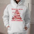 Books Are My Love Language Valentine Book Reading Teacher Graphic Youth Hoodie Books Are My Love Language Valentine Book Reading Teacher Graphic Youth Hoodie
