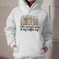I Like My Books Spicy & My Coffee Icy Lover Bookworm Premium Graphic Youth Hoodie