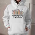 I Like My Books Spicy & My Coffee Icy Lover Bookworm Graphic Youth Hoodie