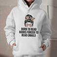 Born To Read Books Forced To Read Emails Messy Bun Reading Graphic Youth Hoodie Born To Read Books Forced To Read Emails Messy Bun Reading Graphic Youth Hoodie