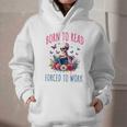 Born To Read Forced To Work Reading Skeleton Bookish Book Graphic Youth Hoodie Born To Read Forced To Work Reading Skeleton Bookish Book Graphic Youth Hoodie