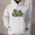 Botanical Garden Plants With Books Graphic Youth Hoodie Botanical Garden Plants With Books Graphic Youth Hoodie
